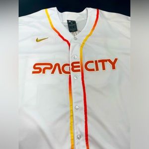 Houston Astros #44 Yordan Alvarez Nike Jeresey size 56 (3XL) white yellow orange